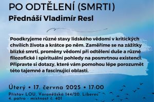 6.2025 Přednáška Vladimír Resl 17. 6. 2025: Co prožívá duše po odtělení