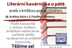 Literární kavárnička v LOU 05/2019